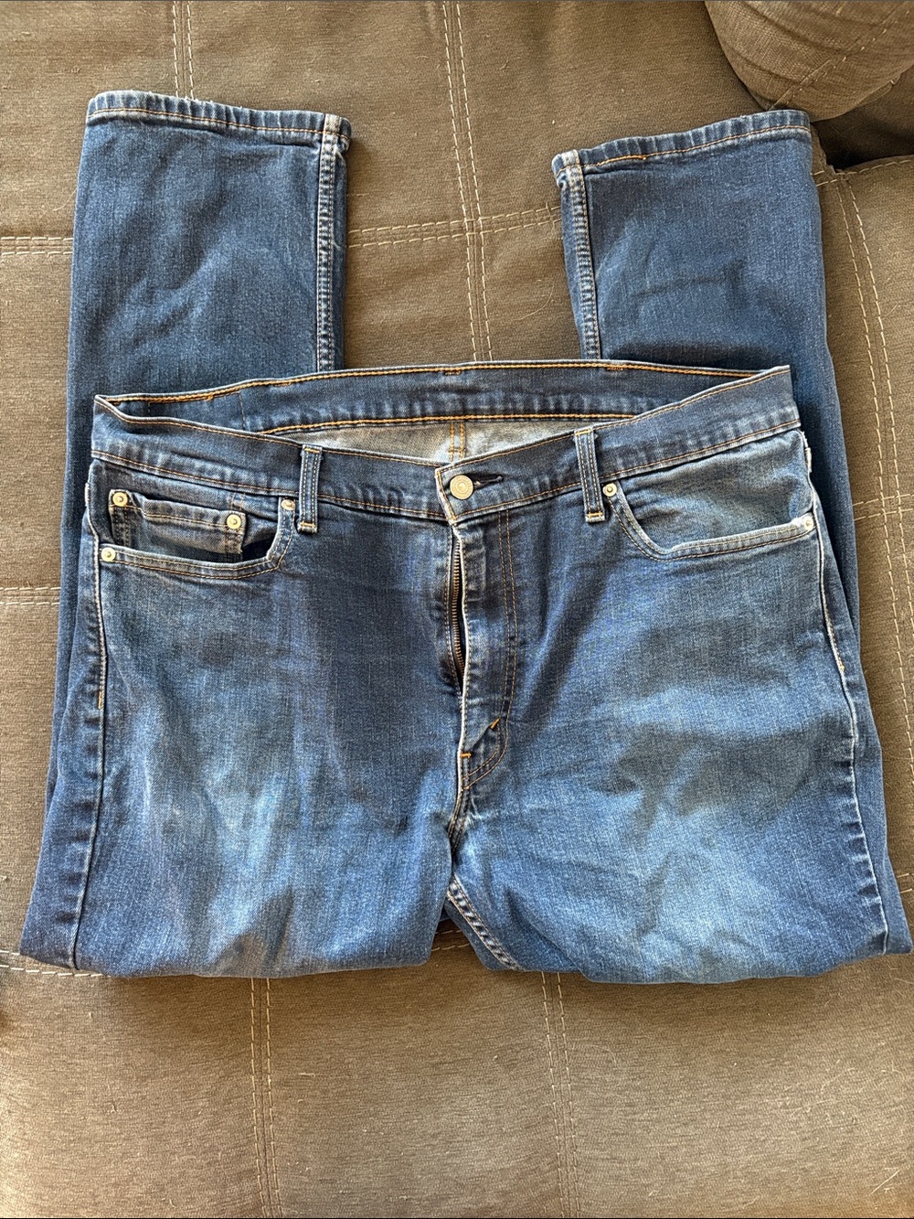 Levi's Men's Medium Blue Straight-Leg Jeans